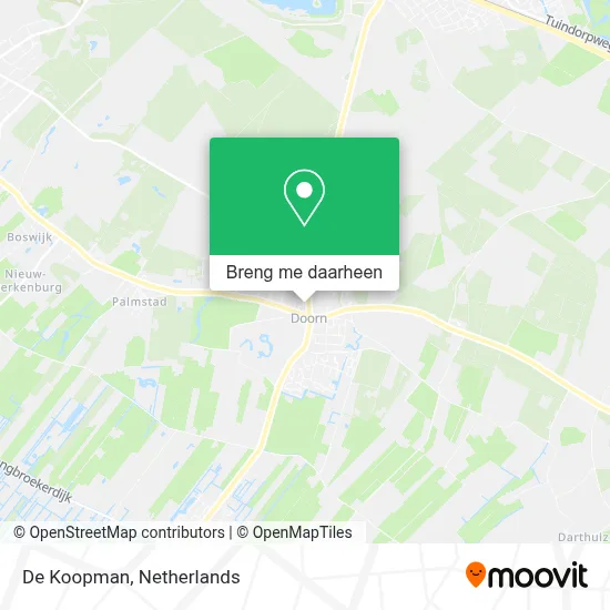 De Koopman kaart