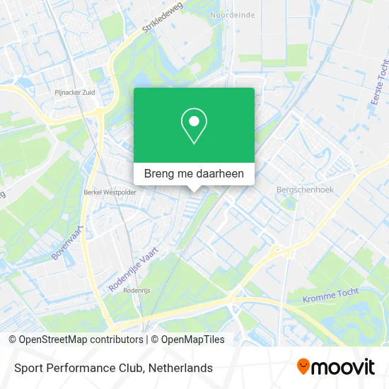 Sport Performance Club kaart
