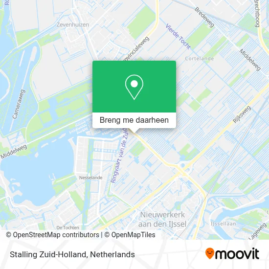 Stalling Zuid-Holland kaart