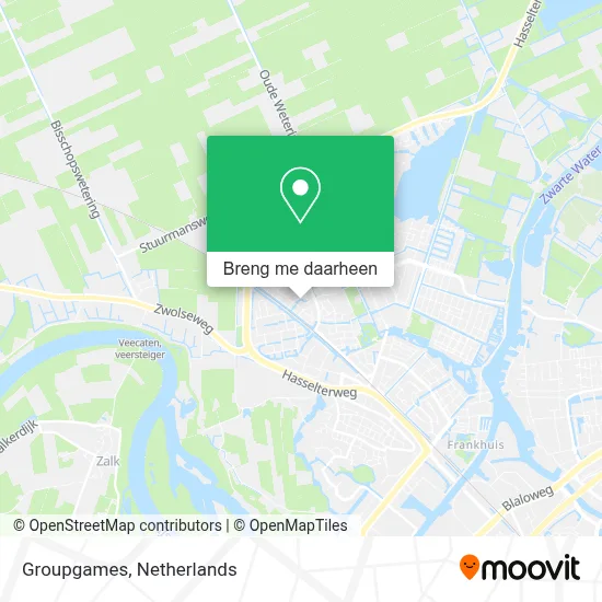 Groupgames kaart