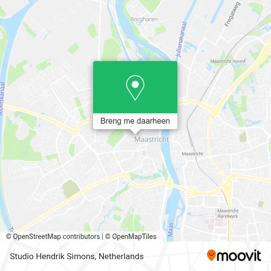 Studio Hendrik Simons kaart