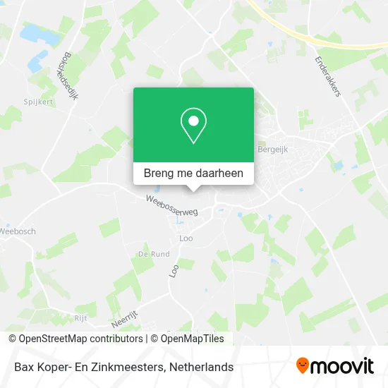 Bax Koper- En Zinkmeesters kaart