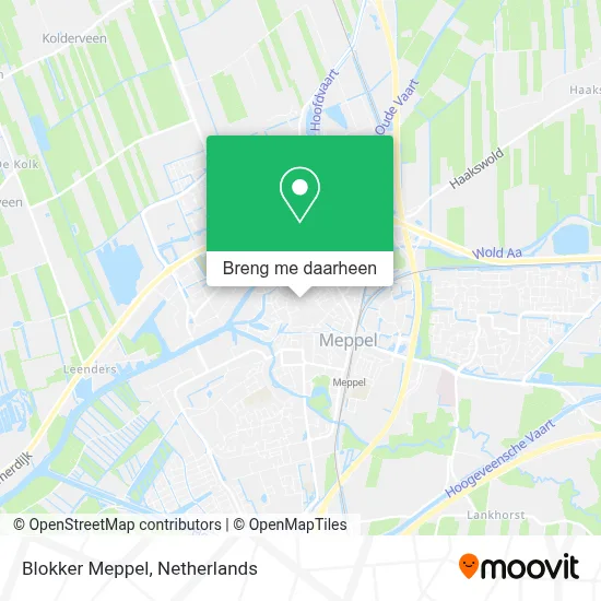 Blokker Meppel kaart