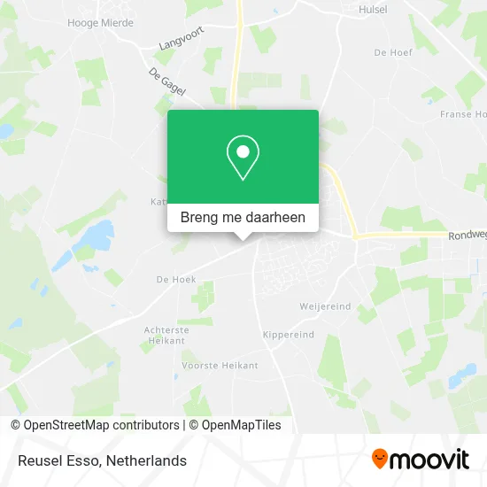 Reusel Esso kaart