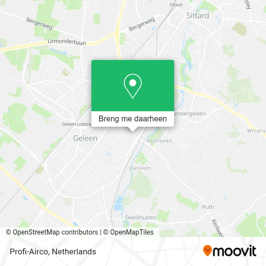 Profi-Airco kaart