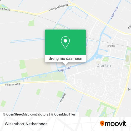 Wisentbos kaart