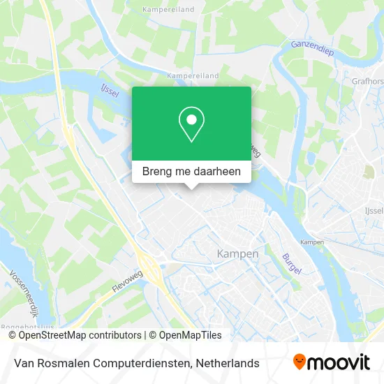 Van Rosmalen Computerdiensten kaart