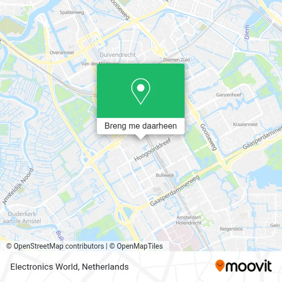 Electronics World kaart