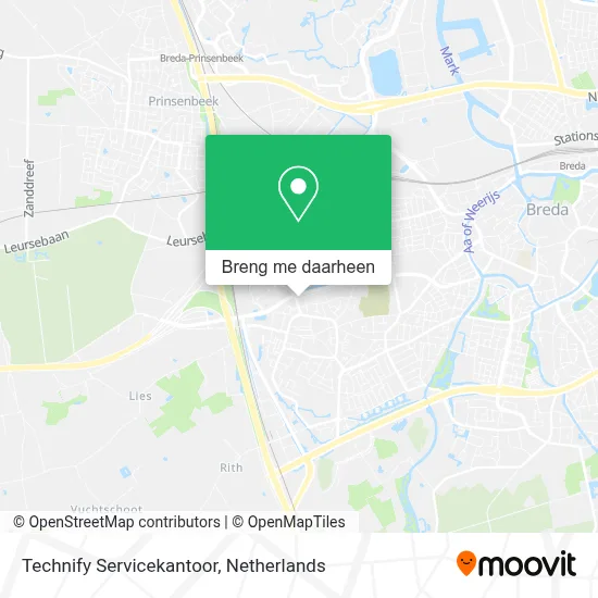 Technify Servicekantoor kaart