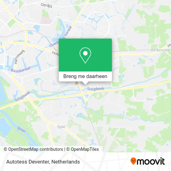 Autotess Deventer kaart