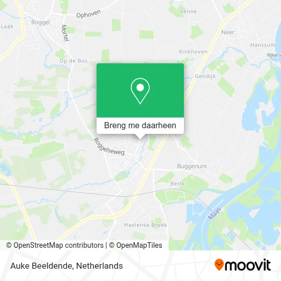 Auke Beeldende kaart
