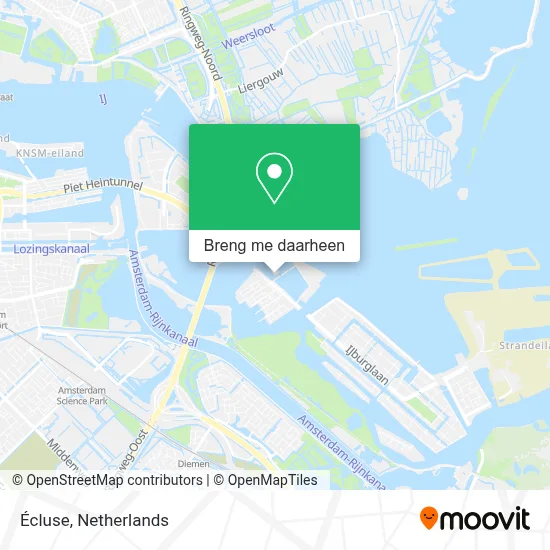 Écluse kaart