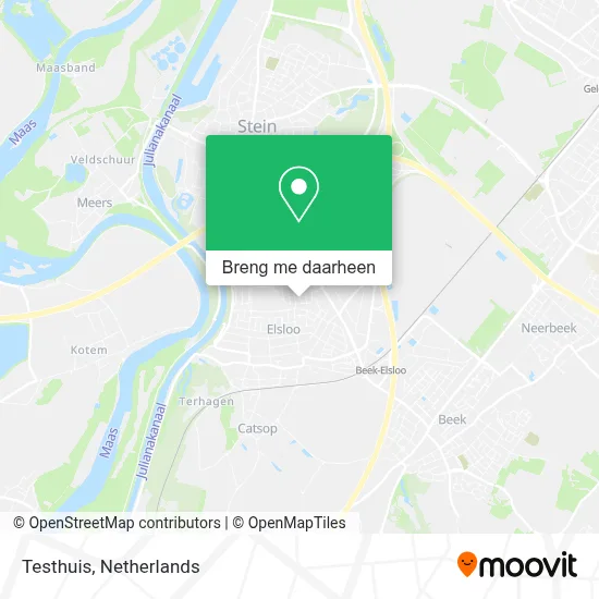 Testhuis kaart
