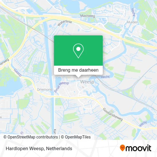 Hardlopen Weesp kaart