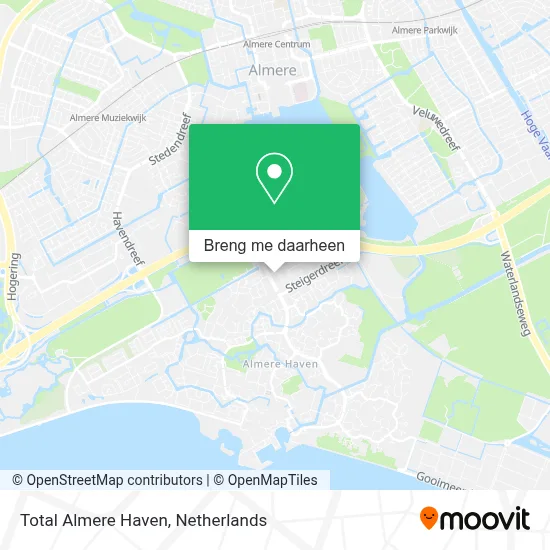 Total Almere Haven kaart