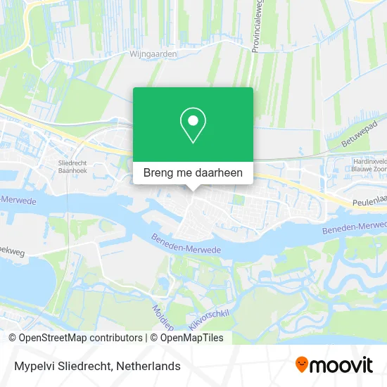 Mypelvi Sliedrecht kaart