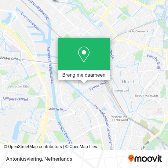 Antoniusviering kaart