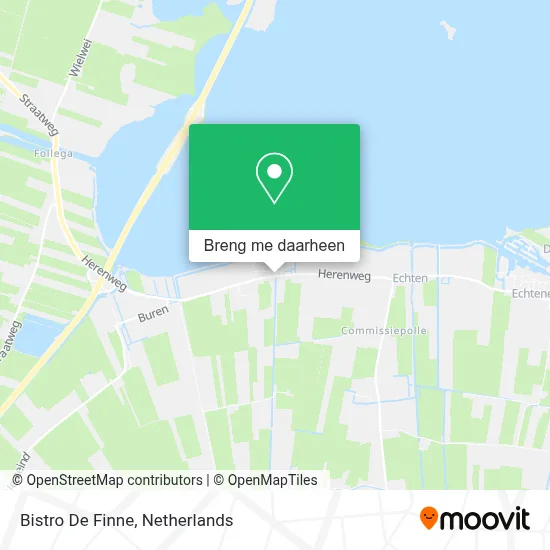 Bistro De Finne kaart