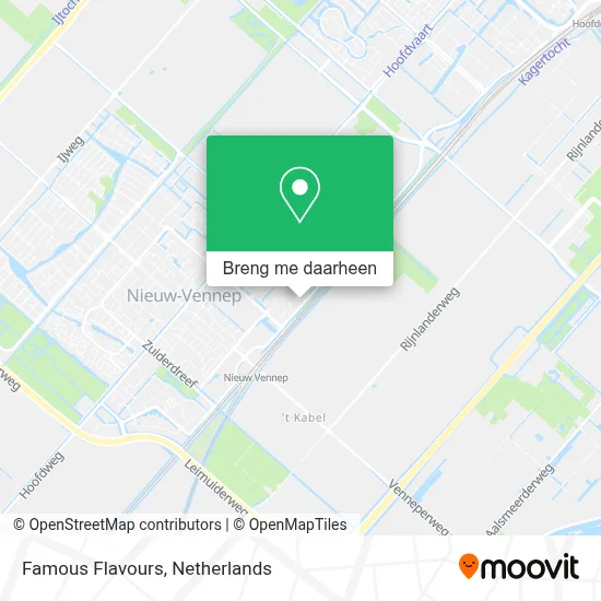 Famous Flavours kaart