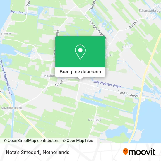 Nota's Smederij kaart