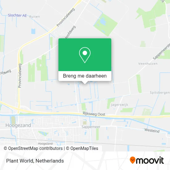 Plant World kaart