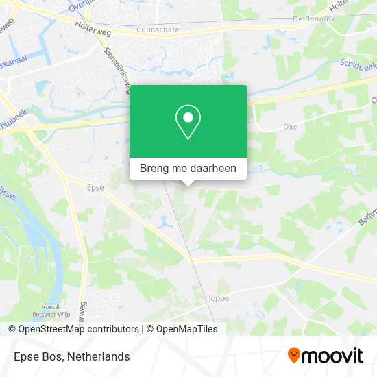 Epse Bos kaart