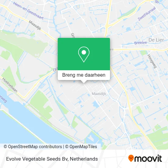 Evolve Vegetable Seeds Bv kaart