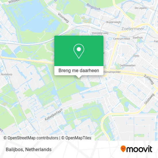 Balijbos kaart