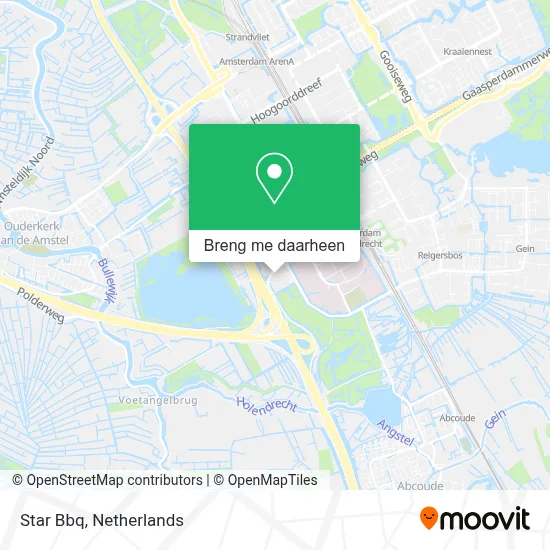 Star Bbq kaart