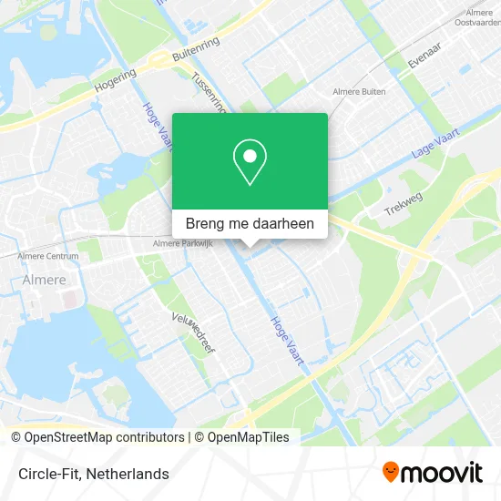 Circle-Fit kaart