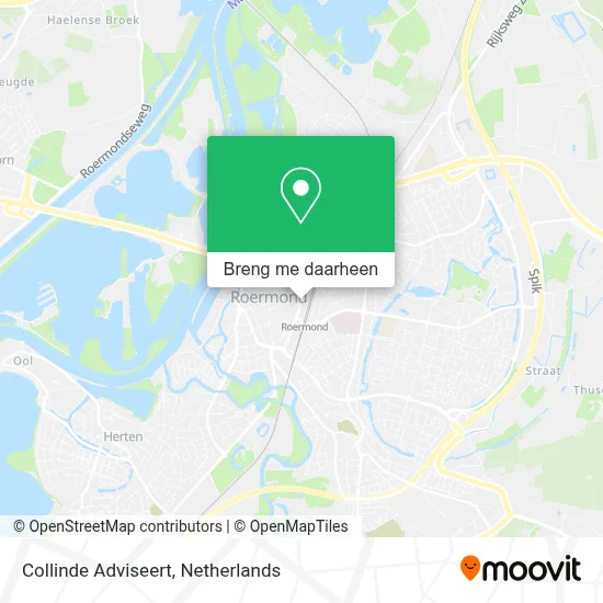 Collinde Adviseert kaart