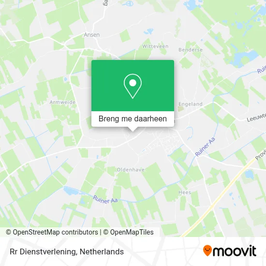 Rr Dienstverlening kaart