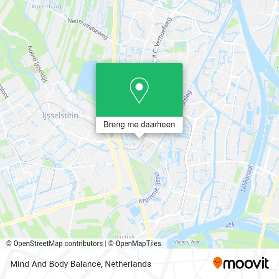Mind And Body Balance kaart