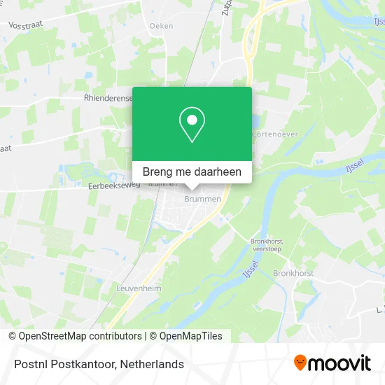 Postnl Postkantoor kaart