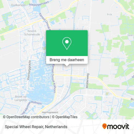 Special Wheel Repair kaart