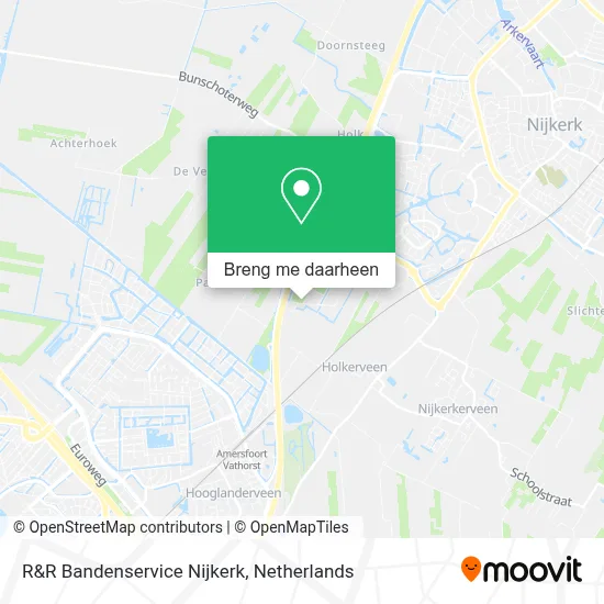 R&R Bandenservice Nijkerk kaart