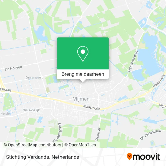 Stichting Verdanda kaart