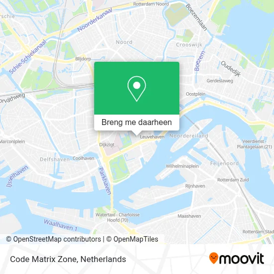 Code Matrix Zone kaart