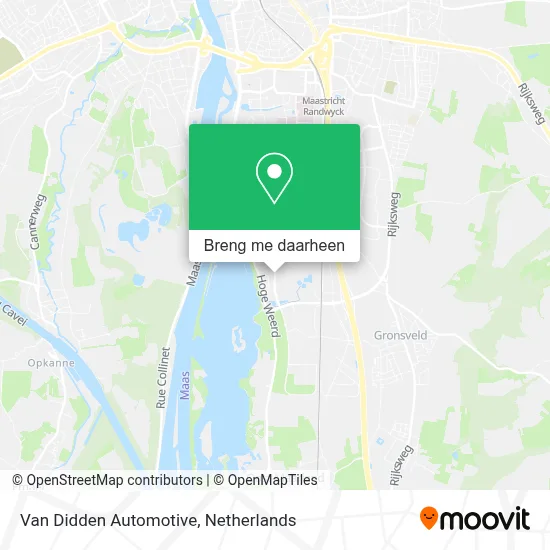 Van Didden Automotive kaart