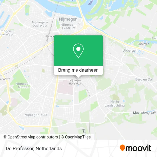 De Professor kaart