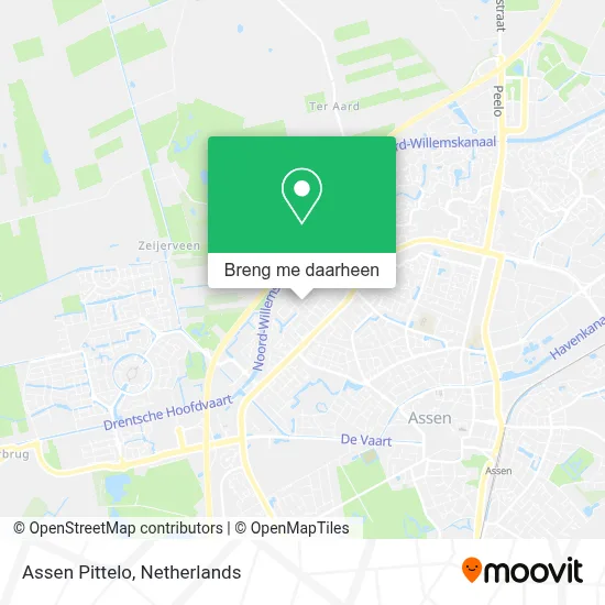 Assen Pittelo kaart