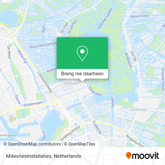 Mdevriesinstallaties kaart