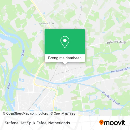 Sutfene Het Spijk Eefde kaart