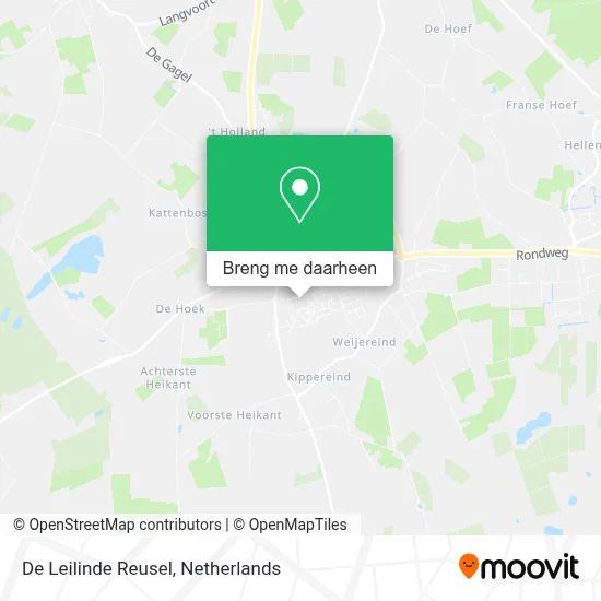 De Leilinde Reusel kaart