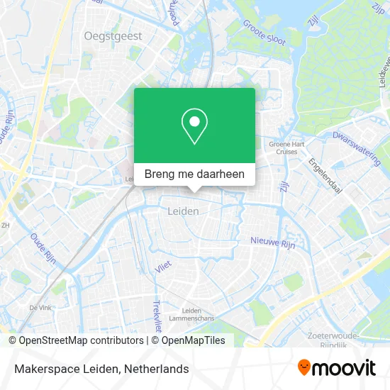 Makerspace Leiden kaart