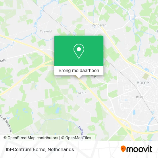 Ibt-Centrum Borne kaart