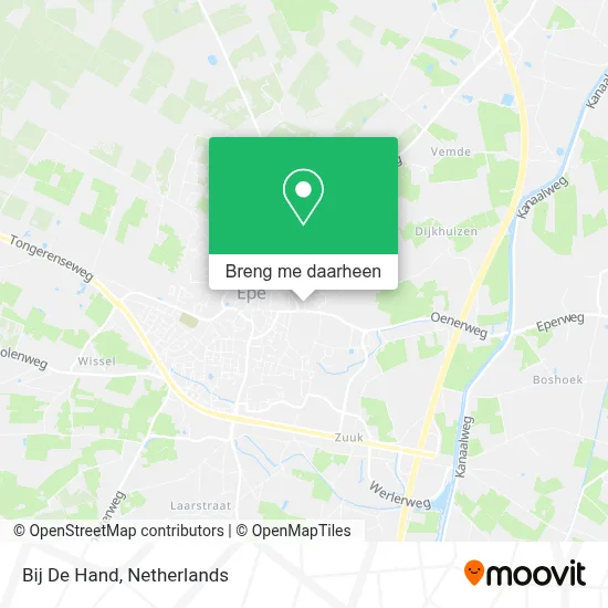 Bij De Hand kaart