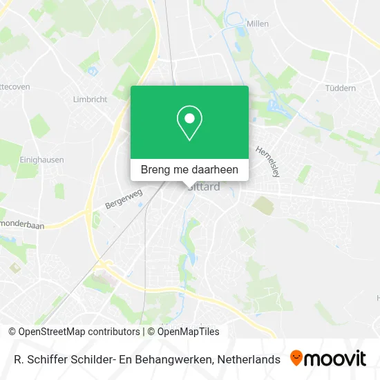 R. Schiffer Schilder- En Behangwerken kaart