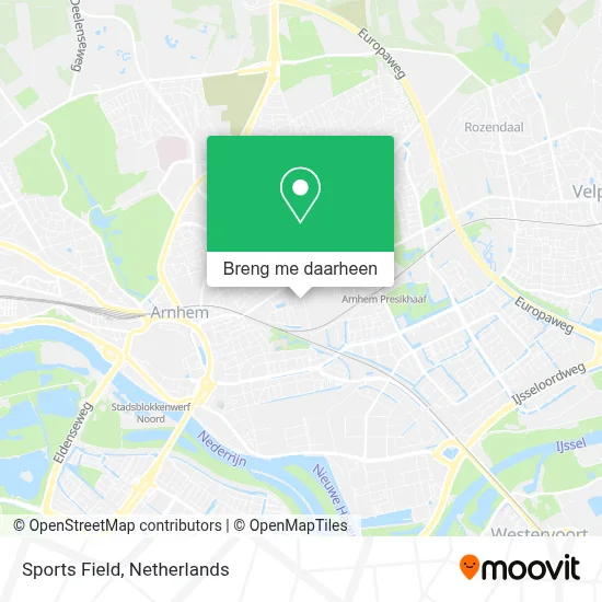 Sports Field kaart