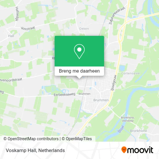 Voskamp Hall kaart